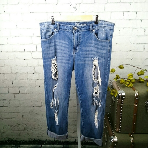 Denim - GUC VIP distressed skinny jeans sz 16